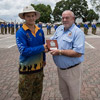 Plaque presentation to the Ipswich RSL sub branch Deputy President Rob Wadley, 17 December 2015.